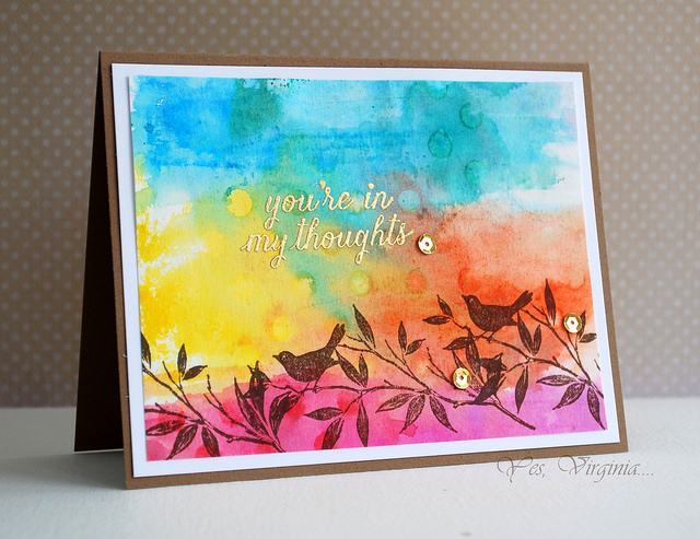 640x493 Yes, Virginia... Watercolor And Stencil - Watercolor Stencil