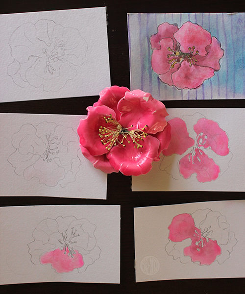 500x600 How To Watercolor In Six Easy So She Said. Secret Agent - Watercolor Steps