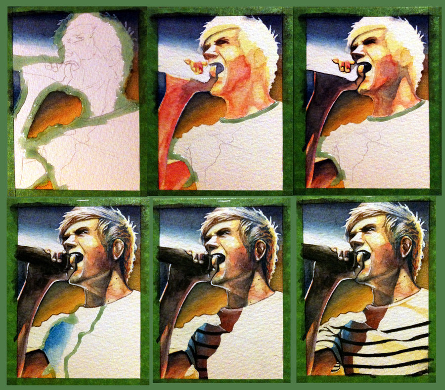 900x789 Niall Watercolor Steps By Lieutenantdeath - Watercolor Steps