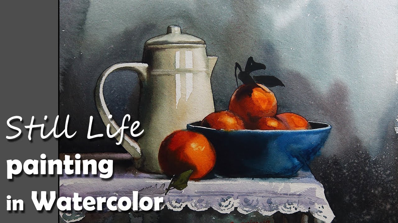 1280x720 Painting A Realistic Still Life In Watercolor Episode 2 - Watercolor Still Life