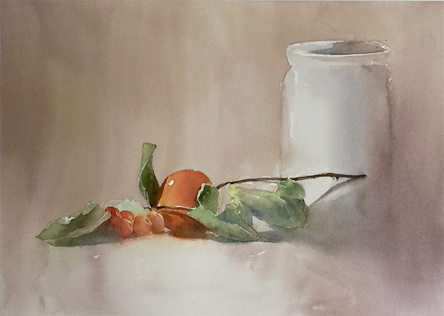 624x444 A Still Life Technique In Watercolor - Watercolor Still Life