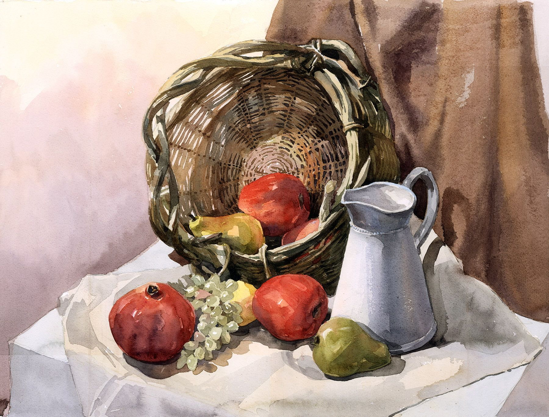 1800x1366 Watercolor Painting Still Life Watercolor Painting Still Life - Watercolor Still Life