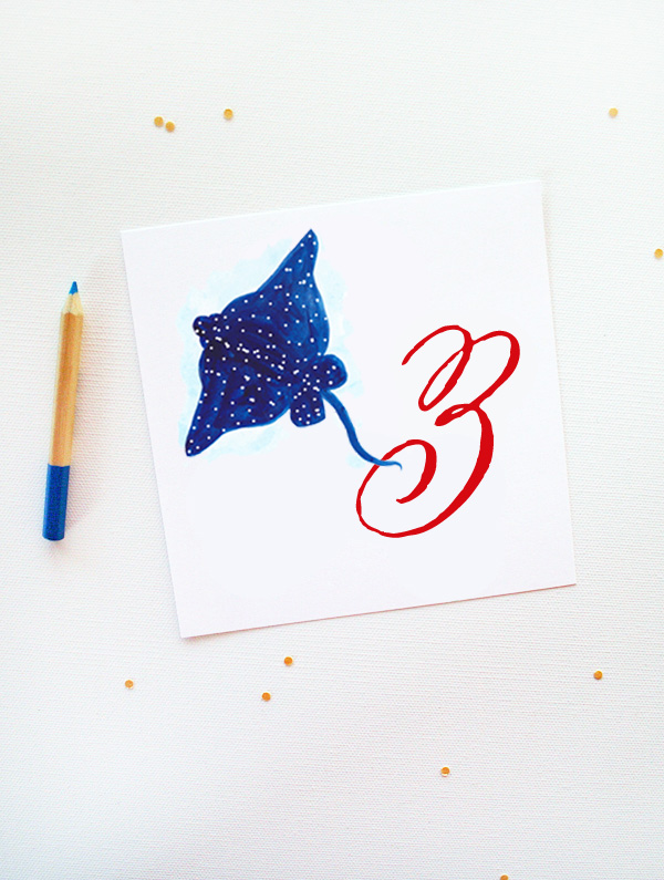 600x795 Custom Watercolor Invitations Amp Unique Handmade Wedding Invitations - Watercolor Stingray