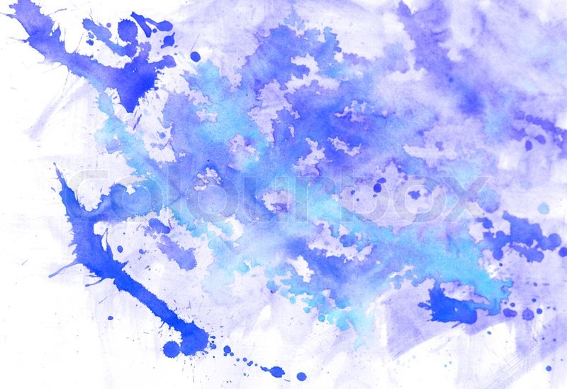 800x548 Abstract Blue Watercolor Stock Photo Colourbox - Watercolor Stock Images