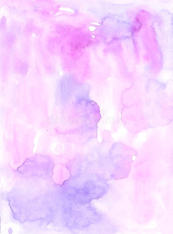 668x900 Color Wash Background Download Watercolor Violet Monochromatic - Watercolor Stock Photo