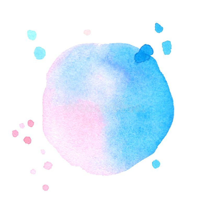 800x800 Watercolor Vector Deep Blue Storm Waves Isolated On White - Watercolor Stock Photo