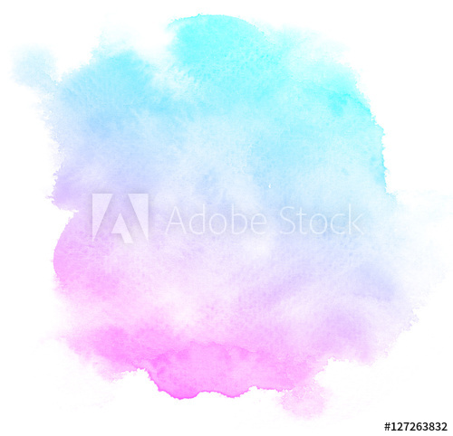 500x482 Abstract Pink Watercolor On White Background.this Is Watercolor - Watercolor Stock Photo