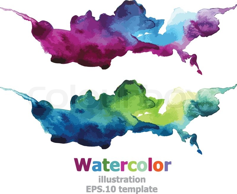 800x653 Abstract Watercolor Vector Stock Vector Colourbox - Watercolor Stock Photo