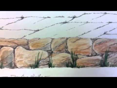 480x360 Drystone Walls - Watercolor Stone