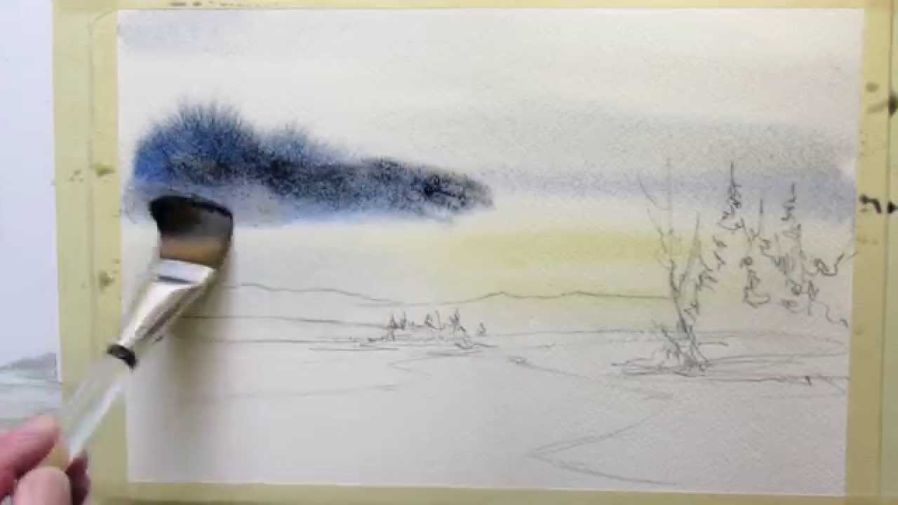 1280x720 Storm Clouds - Watercolor Storm Clouds