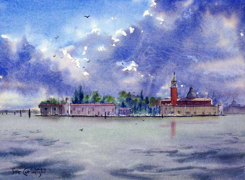 800x588 Watercolor Painting Venice Storm Clouds - Watercolor Storm Clouds