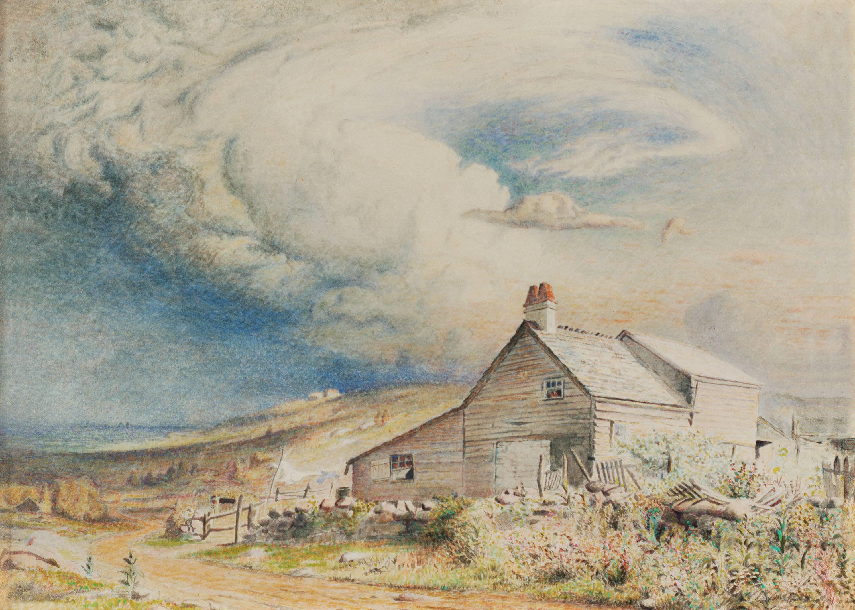 3000x2140 George Harvey - Watercolor Storm Clouds