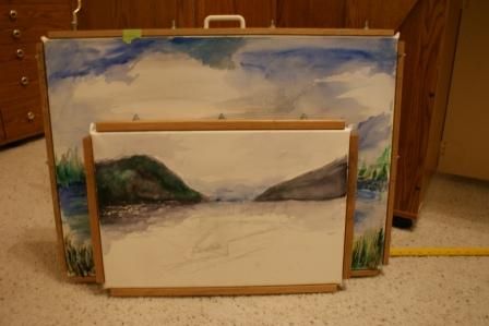 448x299 Handmade Watercolor Paper Stretcher - Watercolor Stretcher