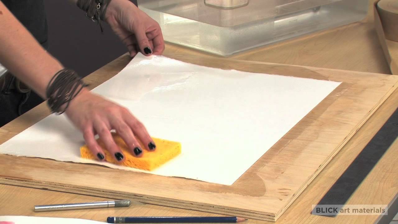 1280x720 How To Stretch Watercolor Paper - Watercolor Stretcher