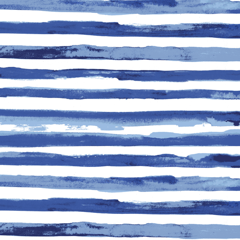 470x470 Watercolor Stripe Fabric By Katarina On Spoonflower - Watercolor Stripes