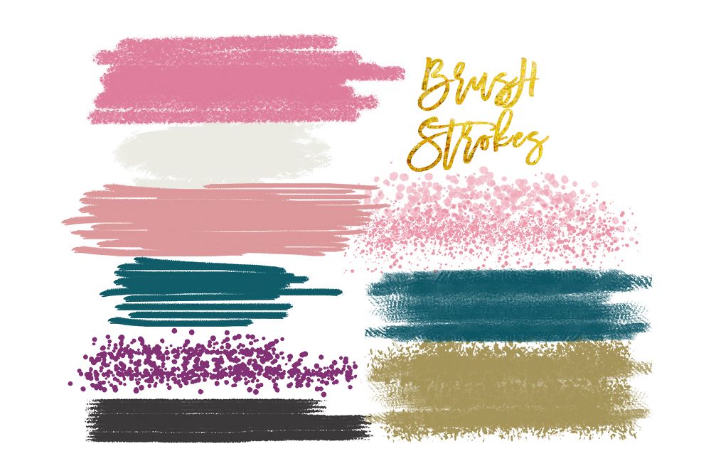 1000x666 Digital Watercolor Brush Strokes, Acrylic Brush, Digital Brush - Watercolor Stroke