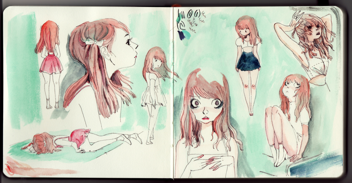 1123x584 Funny Cute October 2012 - Watercolor Stuff