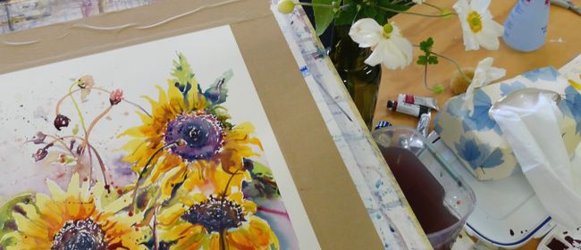650x280 Watercolours Modern Florals - Watercolor Stuff