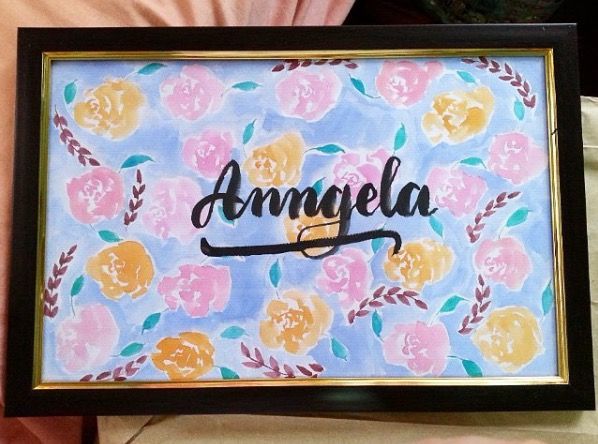 598x444 Calligraphy, Watercolor, Lettering Art Stuff - Watercolor Stuff