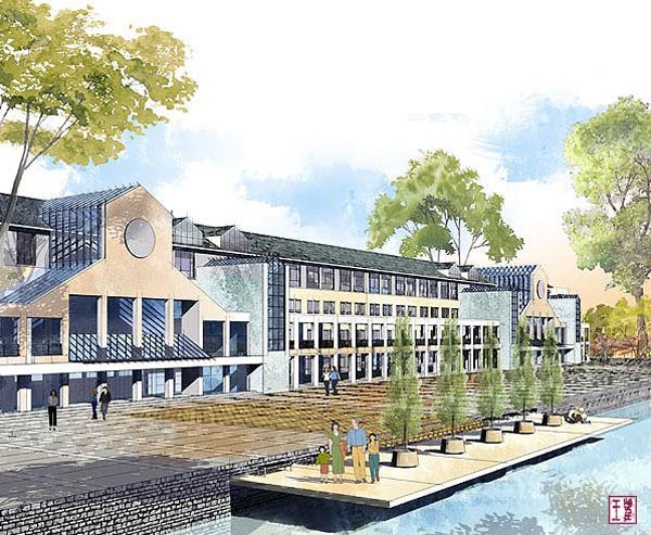 600x493 Snoopywang Sketchup 3d Rendering Tutorials By Sketchupartists - Watercolor Styles