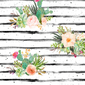 173x173 Succulent Fabric, Wallpaper Amp Gift Wrap - Watercolor Succulent Background