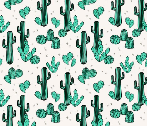 470x402 Cactus Background Shading, Succulent Plants, Hand Painted Cartoon - Watercolor Succulent Background