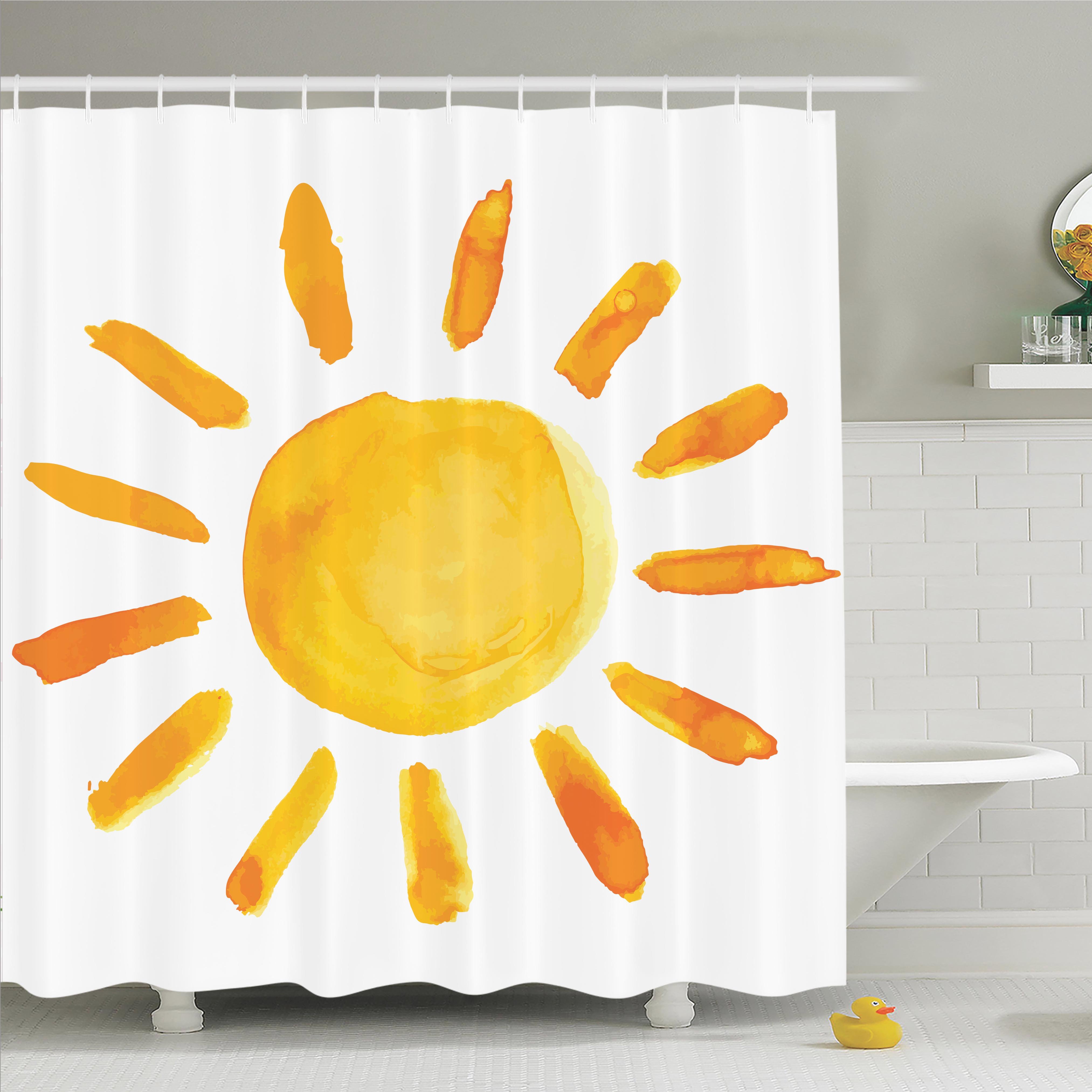 4052x4052 Ambesonne Decor Watercolor Sun Shower Curtain Set Amp Reviews Wayfair - Watercolor Sun