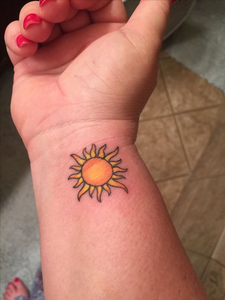 736x981 Watercolor Sun Tattoo Designs, Ideas And Meaning Tattoos For You - Watercolor Sun Tattoo