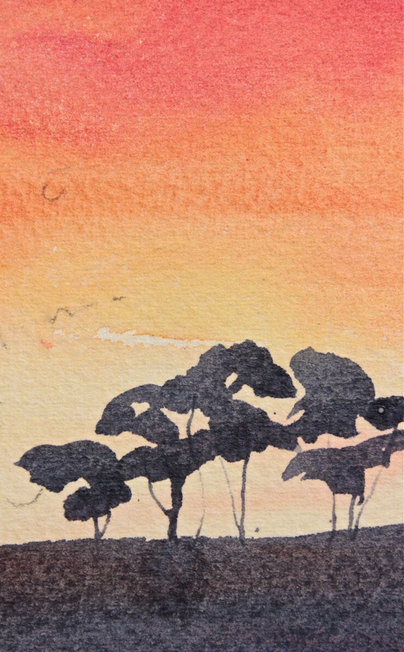 793x1280 Watercolour Sunset For Beginners Debi Riley - Watercolor Sunset For Beginners