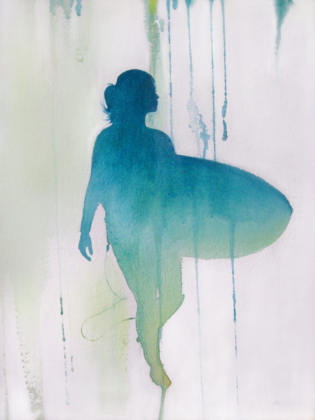 1200x1600 Watercolor Surf - Watercolor Surf