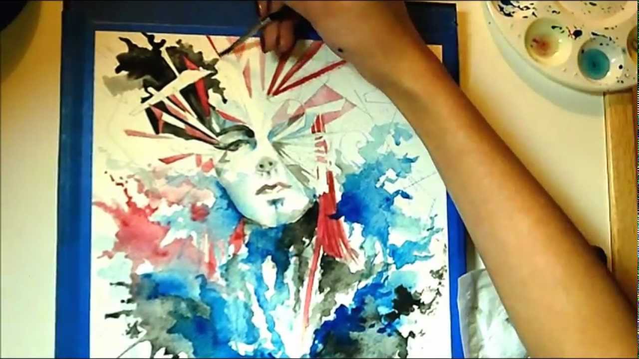 1280x720 Watercolor Surrealism Eternal Serenity - Watercolor Surrealism