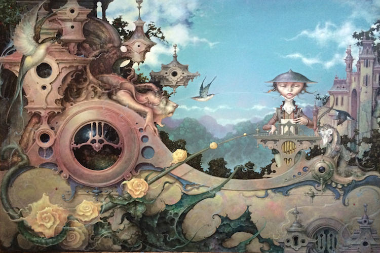 750x499 Daniel Merriam Hi Fructose Magazine - Watercolor Surrealism