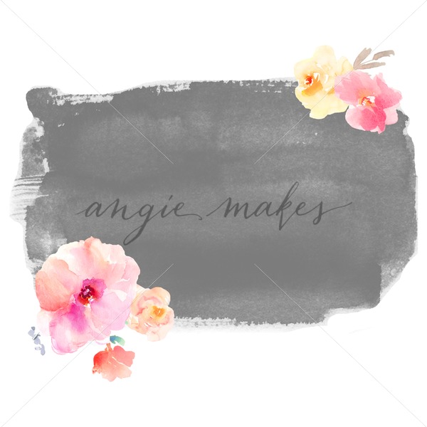 600x600 Paint Splotch Watercolor Flower Background. Watercolor Swash With - Watercolor Swash