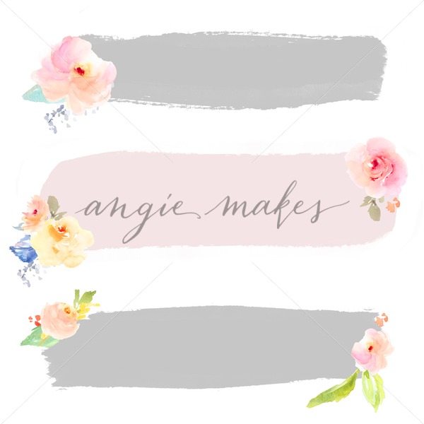 600x600 Cute Watercolor Flower Paint Swashes - Watercolor Swash