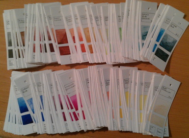 385x282 Painted Watercolour Swatches - Watercolor Swatches