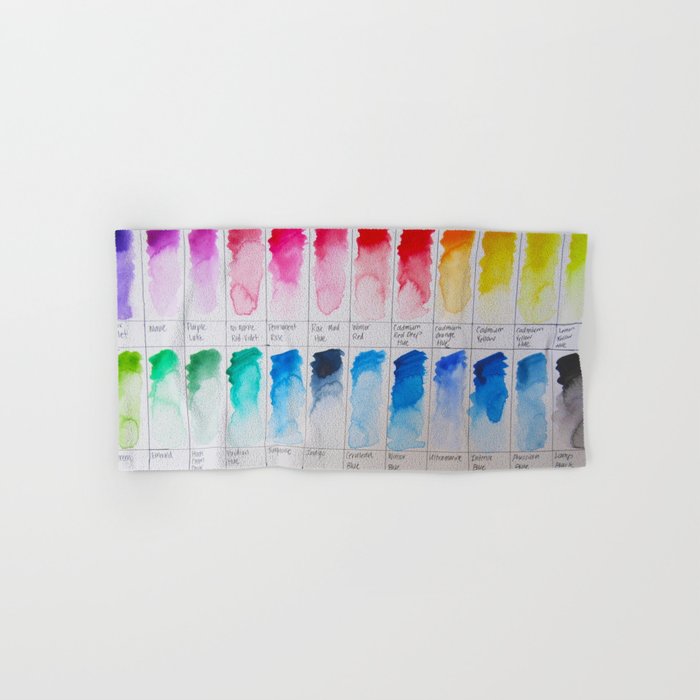 700x700 Watercolor Swatches Hand Amp Bath Towel By Gabbiebraun Society6 - Watercolor Swatches