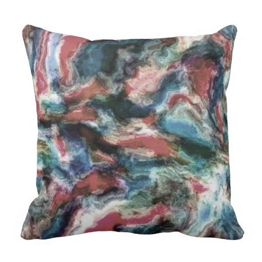 512x512 Best Case Teal Blue Coral Red Watercolor Swirls Art Pattern - Watercolor Swirls