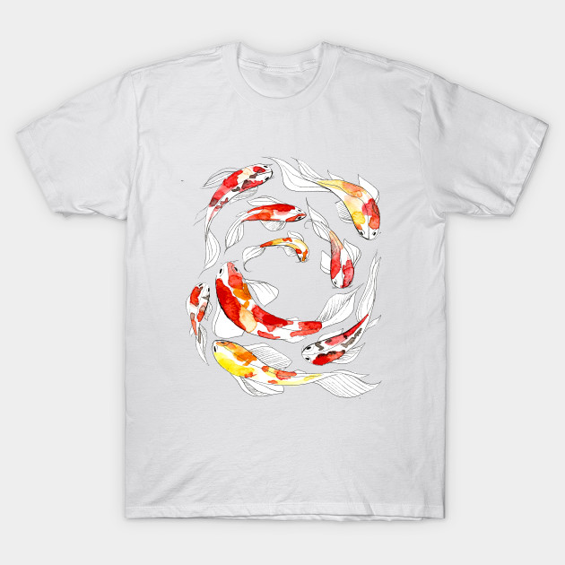 630x630 Watercolor Koi Fish - Watercolor T