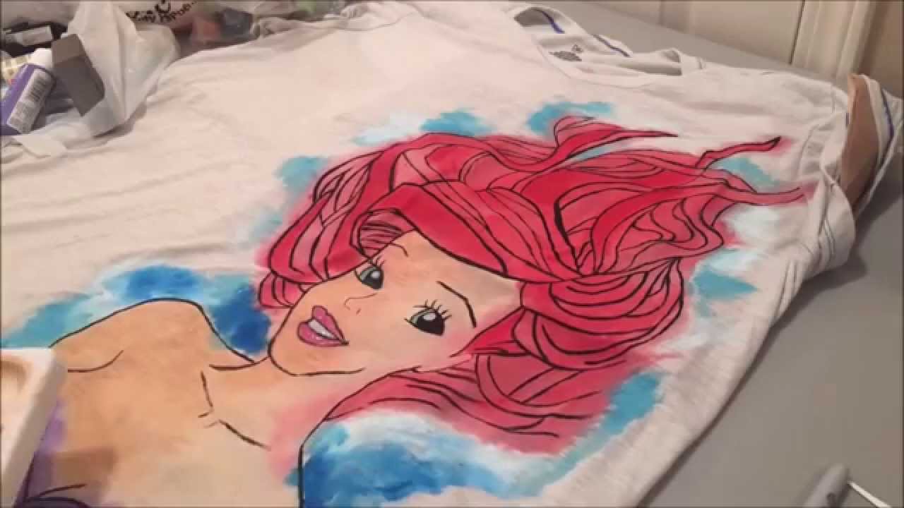 1280x720 Diy Watercolor Hand Painted T Shirt! - Watercolor T