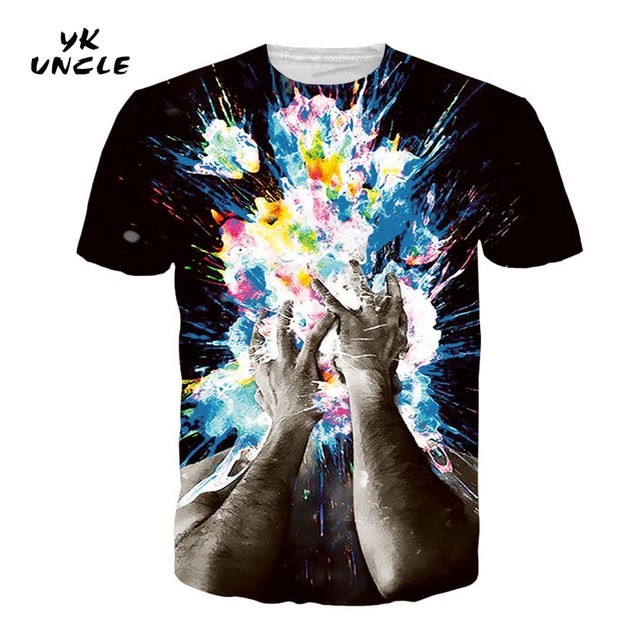640x640 Yk Uncle Brand Impression Style Menwomen 3d T Shirt Printed - Watercolor T Shirt Printing