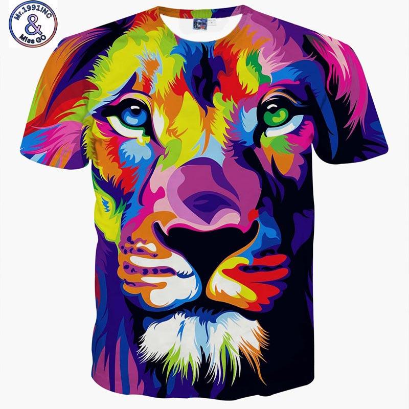 800x800 Fashion Style Menwomen 3d T Shirt Printing Watercolor Painting - Watercolor T Shirt Printing