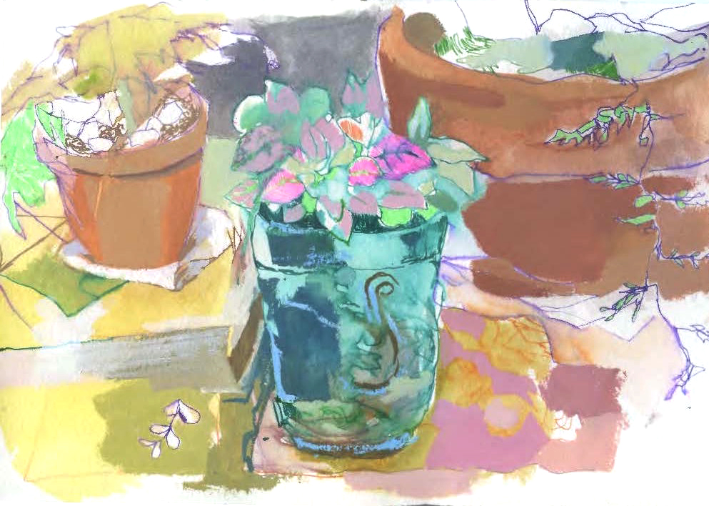993x708 Studies + Watercolors Georganna Greene - Watercolor Table