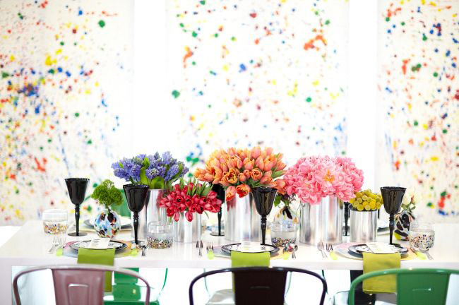 650x432 Watercolor Wedding Ideas - Watercolor Table