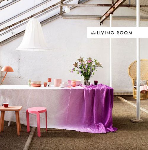 500x506 Diy Room To Room Watercolor Crafts Amp Diys Ombre - Watercolor Tablecloth