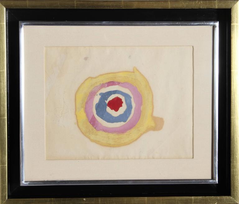 768x657 Kenneth Noland - Watercolor Target