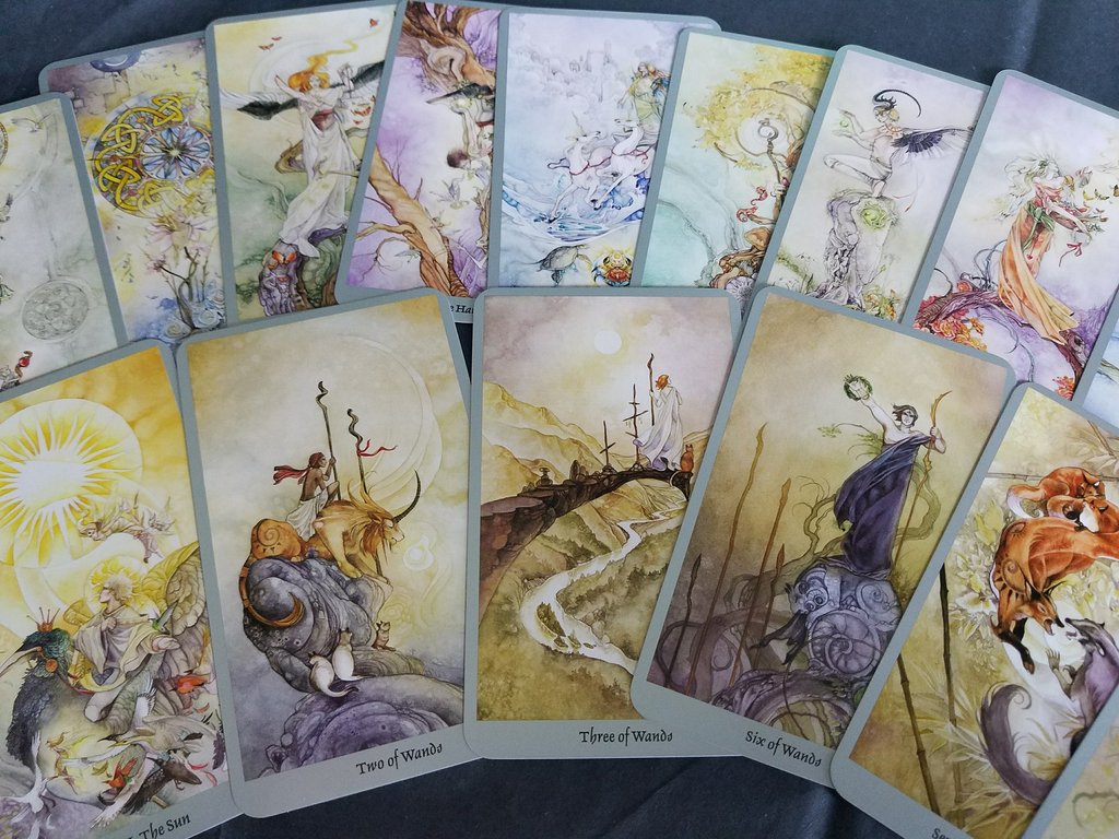 1024x768 Shadowscape Tarot~ Paletree Arcana - Watercolor Tarot