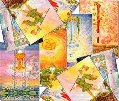 405x344 Tarot Cards Meanings Amp Interpretation - Watercolor Tarot Cards
