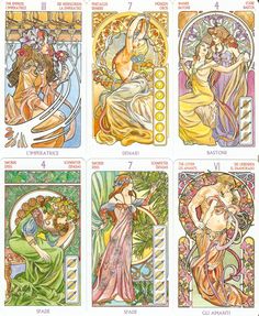 236x287 Four Illustrated Tarot Cards Of The Major Arcana Deck (Watercolor - Watercolor Tarot Cards