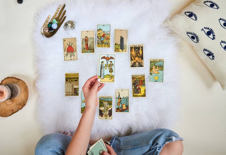 767x528 Morning Tarot Pulling I Tried It - Watercolor Tarot Deck