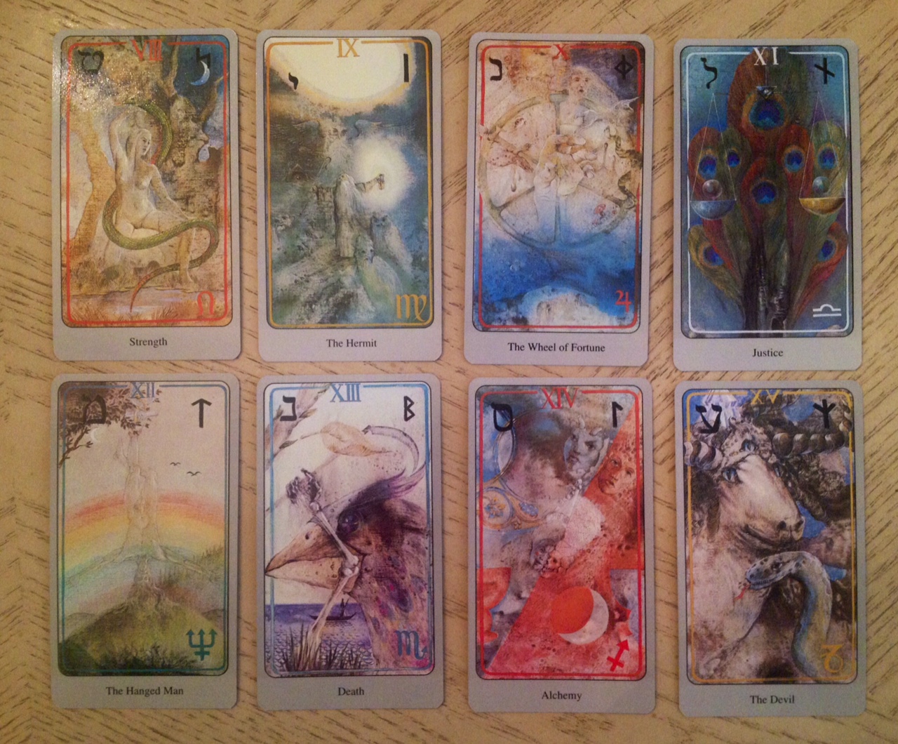 Watercolor Tarot Deck at PaintingValley.com | Explore collection of ...